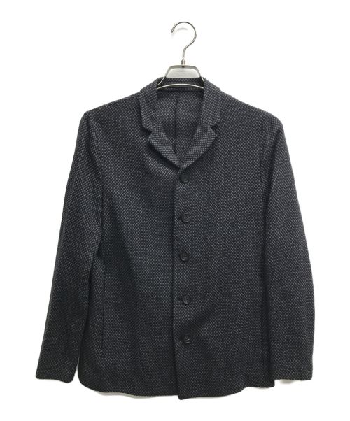 EMPORIO ARMANI（エンポリオアルマーニ）EMPORIO ARMANI (エンポリオアルマーニ) カシミヤ混5Bジャケット ブラック サイズ:46の古着・服飾アイテム