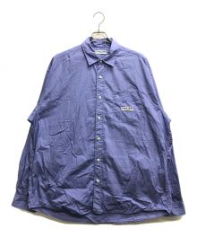 CAHLUMN（カウラム）の古着「Magazine Pocket Broad Shirt」｜ブルー