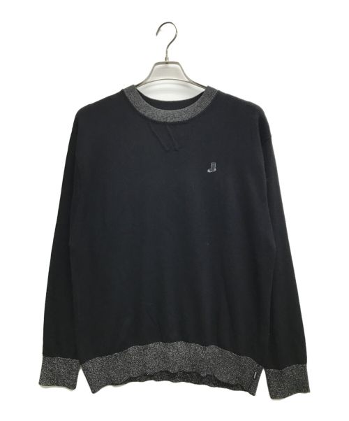 WHIMSY（ウィムジー）WHIMSY (ウィムジー) REFLECTIVE RINGER SWEATER ブラック サイズ:Lの古着・服飾アイテム