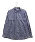 Porter Classic（ポータークラシック）の古着「ROLL UP GINGHAM CHECK SHIRT」｜ブルー