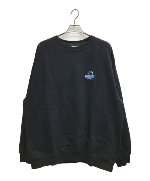 X-LARGE（エクストララージ）X-LARGE (エクストララージ) SLANTED OG CREWNECK SWEATSHIRT ブラック サイズ:XLの古着・服飾アイテム