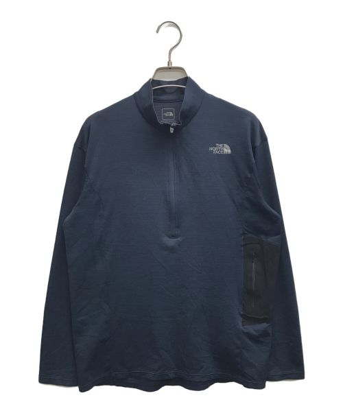 THE NORTH FACE（ザ ノース フェイス）THE NORTH FACE (ザ ノース フェイス) L/S FlashDry Zip Up / フラッシュドライジップアップ ネイビー サイズ:Mの古着・服飾アイテム