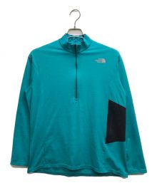 THE NORTH FACE（ザ ノース フェイス）の古着「L/S FlashDry Zip Up/ロングスリーブ フラッシュドライ ジップ アップ」｜グリーン