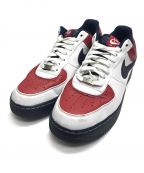 NIKE IDナイキアイディー）の古着「AIR FORCE 1 LOW ID / エアフォース ロウ」｜レッド×ホワイト