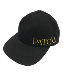 patou（パトゥ）の古着「オーガニックコットンデニムキャップ」｜ブラック