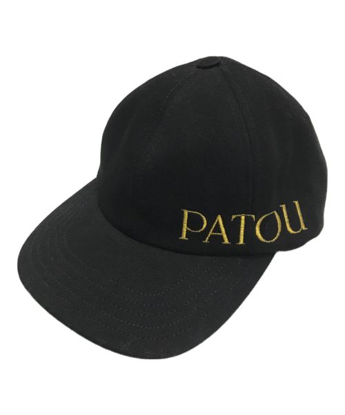 patou（パトゥ）Patou (パトゥ) オーガニックコットンデニムキャップ ブラック サイズ:XSーSの古着・服飾アイテム