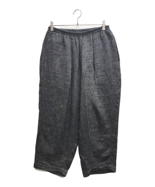 Porter Classic（ポータークラシック）Porter Classic (ポータークラシック) SASHIKO LINEN PREMIUM PEACE PANTS/サシコ リネン プレミアム ピース パンツ グレー サイズ:Lの古着・服飾アイテム