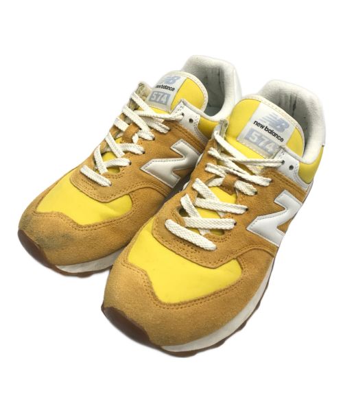 NEW BALANCE（ニューバランス）NEW BALANCE (ニューバランス) ローカットスニーカー イエロー サイズ:25cmの古着・服飾アイテム