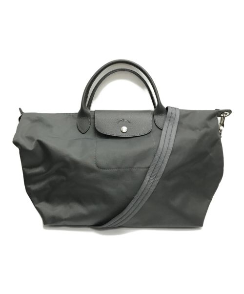 LONGCHAMP（ロンシャン）LONGCHAMP (ロンシャン) LE PLIAGE NEO / ル プリエイジ ネオ グレーの古着・服飾アイテム