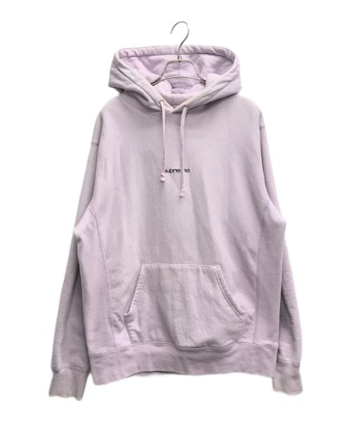 SUPREME（シュプリーム）Supreme (シュプリーム) Trademark Hooded / トレードマーク フーディッド バイオレット サイズ:Mの古着・服飾アイテム