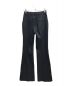 CLANE (クラネ) FIT FLARE CENTER PRESS PANTS ネイビー サイズ:1：10000円