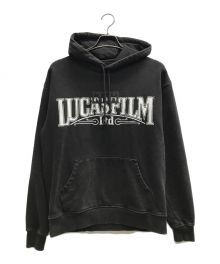 KITH×STAR WARS（キス×スターウォーズ）の古着「Lucasfilm Vintage Hoodie / ルーカスフィルム ヴィンテージフーディー」｜ブラック