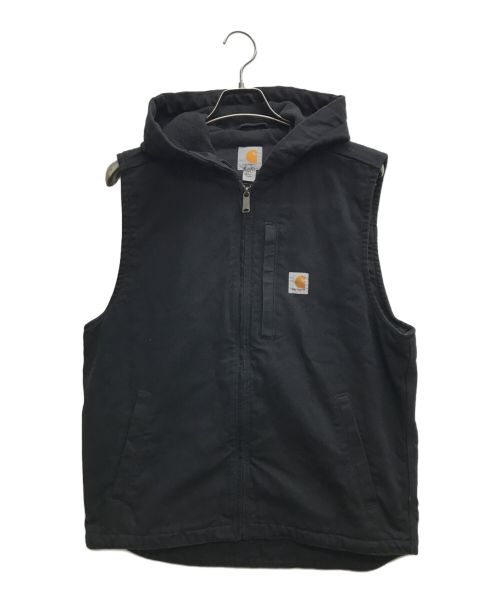 CarHartt（カーハート）CarHartt (カーハート) ダックベスト ブラック サイズ:Mの古着・服飾アイテム