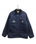 Carhartt WIPカーハート）の古着「QUARTERSNACKS OG ARCTIC COAT」｜ネイビー