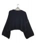 RAF SIMONS (ラフシモンズ) Loose fit cropped wool jacquard RS sweater ネイビー サイズ:S：35000円