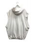 RAF SIMONS (ラフシモンズ) Oversized Sleeveless Hoodie Sweatshirt ホワイト サイズ:1：30000円