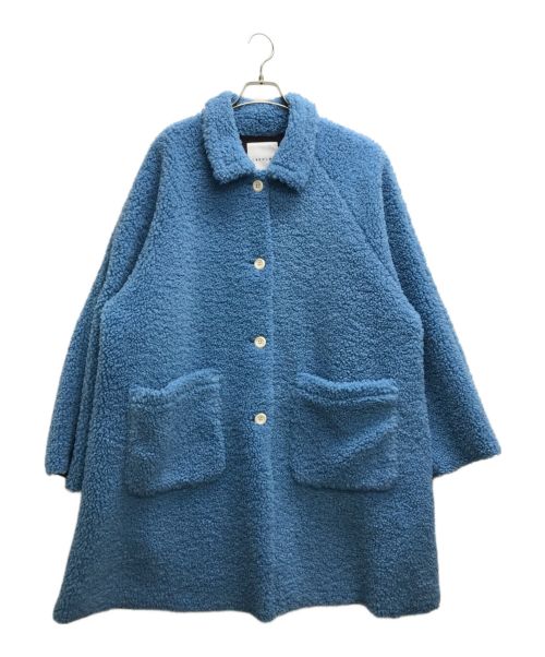 CREOLME（クレオルム）CREOLME (クレオルム) フェイクファージャケット スカイブルー サイズ:FREEの古着・服飾アイテム