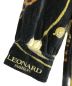 中古・古着 LEONARD (レオナール) パイル地ロングコート ブラック サイズ:記載なし（実寸サイズを参照ください）：13000円