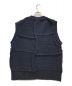 Name. (ネーム) PATCHWORK KNIT VEST ネイビー サイズ:1：6000円