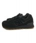 NEW BALANCE (ニューバランス) ローカットスニーカー ブラック サイズ:24：8000円