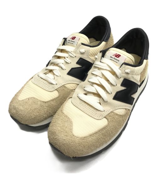 NEW BALANCE（ニューバランス）NEW BALANCE (ニューバランス) ローカットスニーカー アイボリー サイズ:27㎝の古着・服飾アイテム