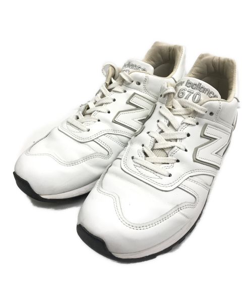 NEW BALANCE（ニューバランス）NEW BALANCE (ニューバランス) ローカットスニーカー ホワイト サイズ:USA9の古着・服飾アイテム