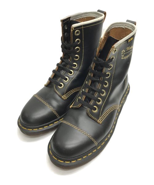 Dr.Martens（ドクターマーチン）Dr.Martens (ドクターマーチン) キャッパー 8ホール レザー レースアップブーツ ブラック サイズ:読み取り不可の古着・服飾アイテム