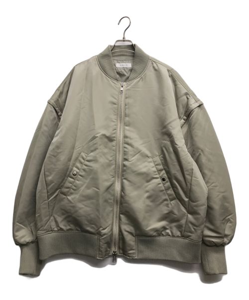 CALUX（キャラクス）CALUX (キャラクス) SHORT BOMBER JACKET セージグリーン サイズ:Fの古着・服飾アイテム