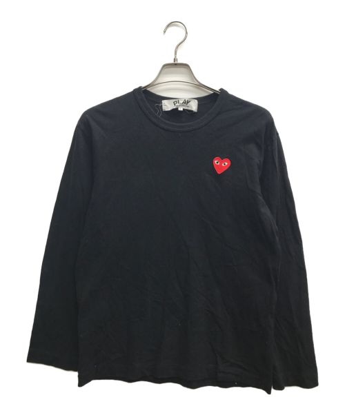 PLAY COMME des GARCONS（プレイ コムデギャルソン）PLAY COMME des GARCONS (プレイ コムデギャルソン) ロングスリーブTシャツ ブラック サイズ:Lの古着・服飾アイテム