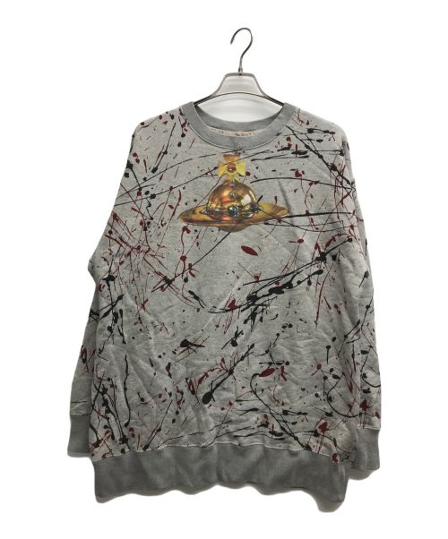 Vivienne Westwood RED LABEL（ヴィヴィアンウエストウッドレッドレーベル）Vivienne Westwood RED LABEL (ヴィヴィアンウエストウッドレッドレーベル) オーブスウェット グレー サイズ:Mの古着・服飾アイテム