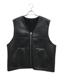 SUPREME（シュプリーム）の古着「Reversible Faux Shearling Work Vest」｜ブラック