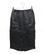 MM6 Maison Margielaエムエムシックス メゾンマルジェラ）の古着「ZIP-OFF SKIRT」｜ブラック