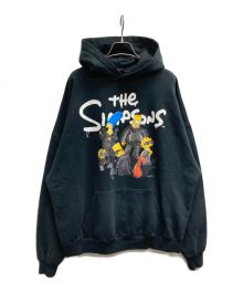 BALENCIAGA×The Simpsons（バレンシアガ×ザ シンプソンズ）の古着「プリントパーカー」｜ブラック