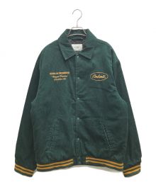 Carhartt WIP（カーハート ワークインプログレス）の古着「RUGGED LETTERMANJACKET / ラグッドレターマンジャケット」｜グリーン