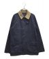 Barbour（バブアー）の古着「WASHED BEDALE JACKET / ウォッシュドべデルジャケット」｜ネイビー