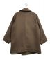 ADRER (アドラー) Beaver melton over P-coat ブラウン サイズ:S：5000円