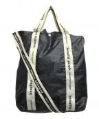 beautiful peopleビューティフルピープル）の古着「sail cloth logo tape shoulder bag」｜ブラック