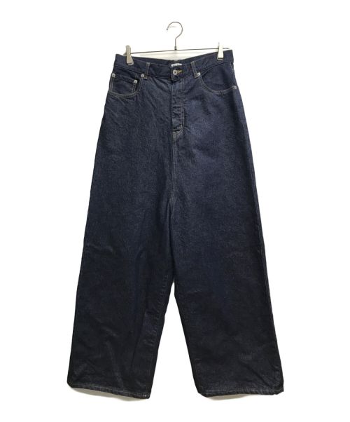 INSCRIRE（アンスクリア）INSCRIRE (アンスクリア) Denim loose fit pants インディゴ サイズ:33の古着・服飾アイテム