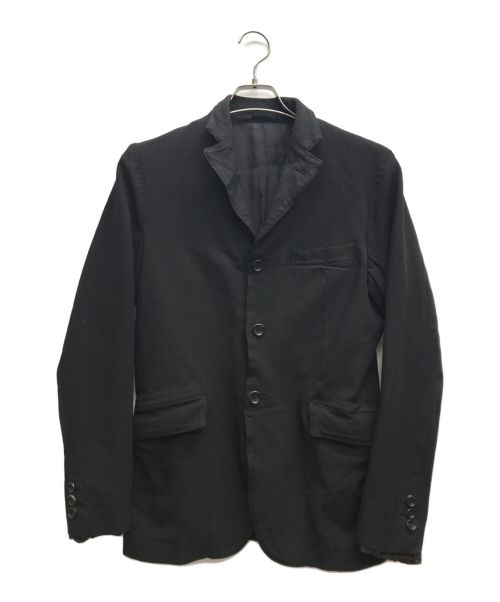 COMME des GARCONS HOMME（コムデギャルソン オム）COMME des GARCONS HOMME (コムデギャルソン オム) 縮絨加工3Bジャケット ブラック サイズ:XSの古着・服飾アイテム