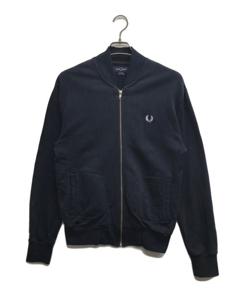 FRED PERRY（フレッドペリー）FRED PERRY (フレッドペリー) スウェットブルゾン ネイビー サイズ:Sの古着・服飾アイテム