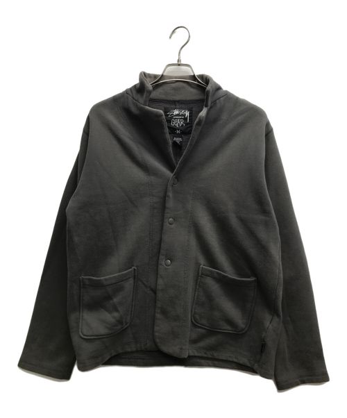 stussy（ステューシー）stussy (ステューシー) スウェットジャケット グレー サイズ:Mの古着・服飾アイテム