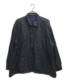 Porter Classic（ポータークラシック）の古着「FARMER'S LINEN GATHERED JACKET」｜インディゴ