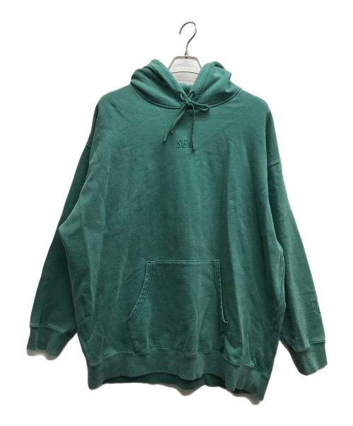 WIND AND SEA（ウィンド アンド シー）WIND AND SEA (ウィンド アンド シー) pigment-dye SWEAT Hoodie グリーン サイズ:XLの古着・服飾アイテム