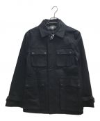 BURBERRY BLACK LABELバーバリーブラックレーベル）の古着「サファリジャケット」｜ブラック