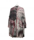 nude:MASAHIKO MARUYAMA DS-190マサヒコマルヤマ）の古着「Print Oversized Long Shirts」｜レッド