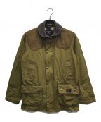 Barbour×JACK SPADEバブアー×ジャックスペード）の古着「丸襟オイルドジャケット」｜カーキ