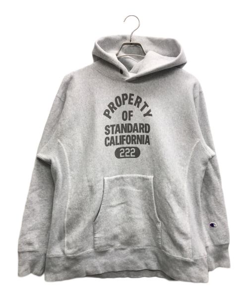 Champion（チャンピオン）Champion (チャンピオン) STANDARD CALIFORNIA (スタンダードカリフォルニア) リバースウィーブ パーカー グレー サイズ:XLの古着・服飾アイテム