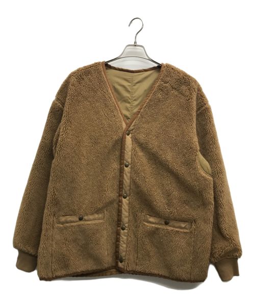 JOURNAL STANDARD HOMESTEAD（ジャーナルスタンダード ホームステッド）JOURNAL STANDARD HOMESTEAD (ジャーナルスタンダード ホームステッド) WOOL MIX BOA REVERSIBLE LINER JKT / ウールミックスボアリバーシブルライナージャケット ブラウン サイズ:Lの古着・服飾アイテム