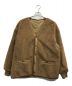 JOURNAL STANDARD HOMESTEAD（ジャーナルスタンダード ホームステッド）の古着「WOOL MIX BOA REVERSIBLE LINER JKT / ウールミックスボアリバーシブルライナージャケット」｜ブラウン