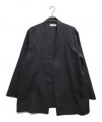 MARKAマーカ）の古着「LAPELLESS SHIRT JACKET」｜グレー